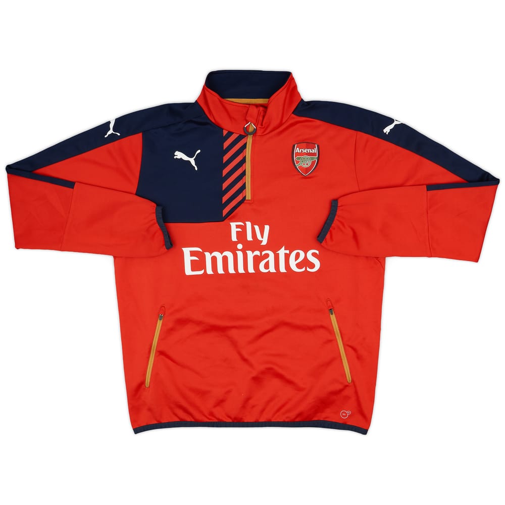 2015-16 Arsenal Puma 1/4 Zip Drill Top - 7/10 - (XL)