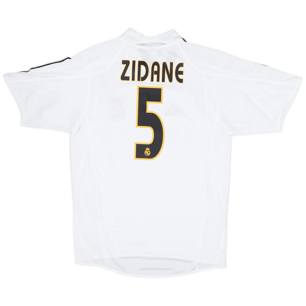 2004-05 Real Madrid Home Shirt Zidane #5 (S)