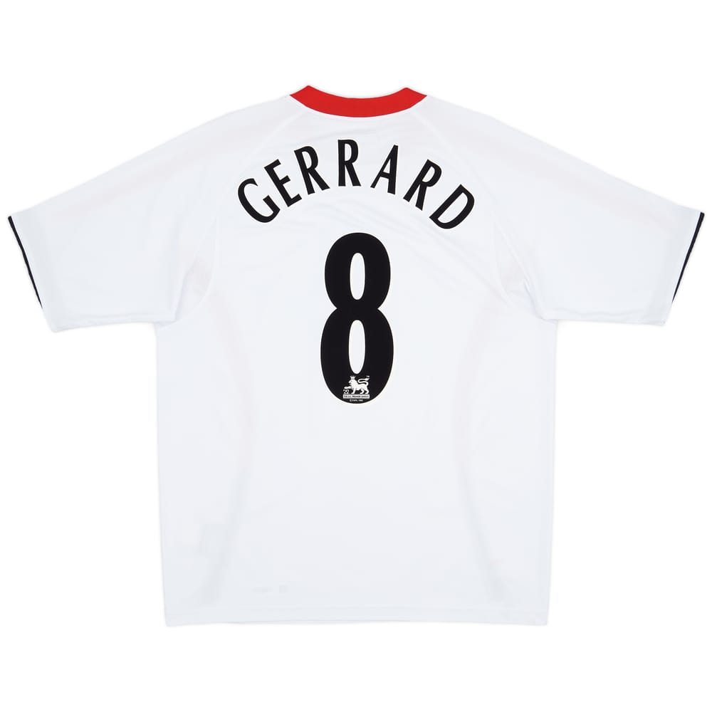 2005-06 Liverpool Away Shirt Gerrard #8 - 8/10 - (L)