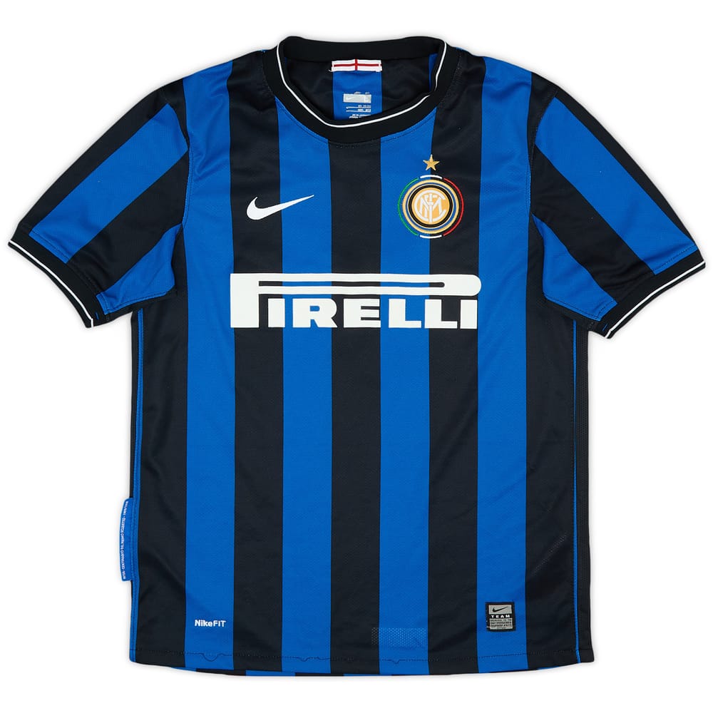2009-10 Inter Milan Home Shirt - 8/10 - (L.Boys)