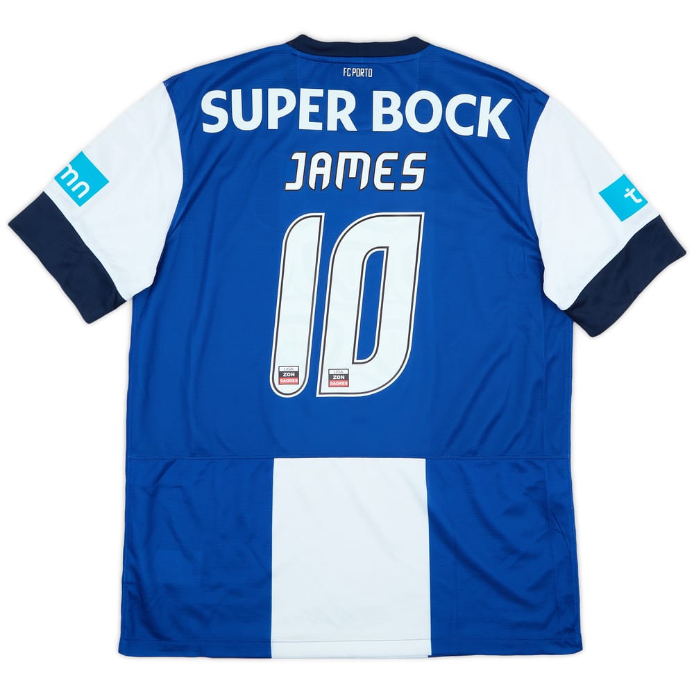2012-13 Porto Home Shirt James #10 (L)