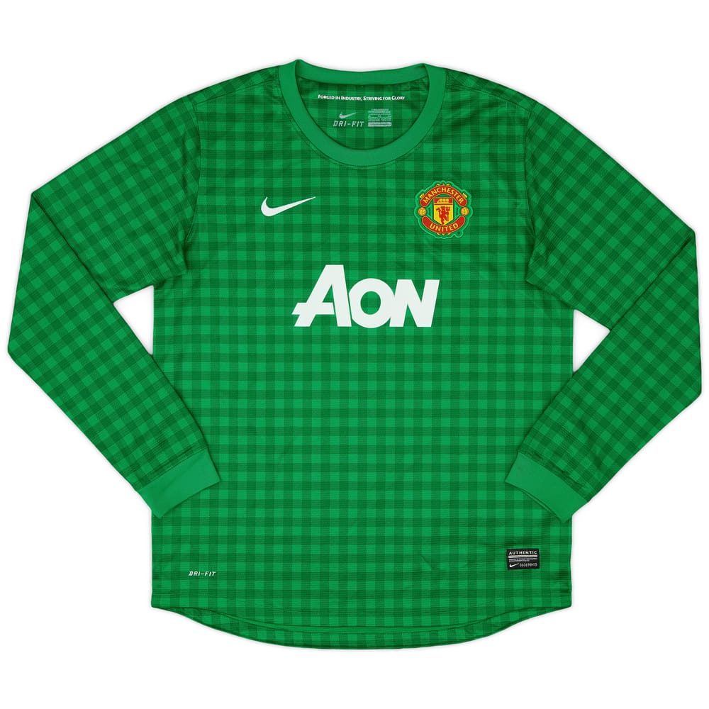 2012-13 Manchester United GK Shirt - 8/10 - (XL.Boys)