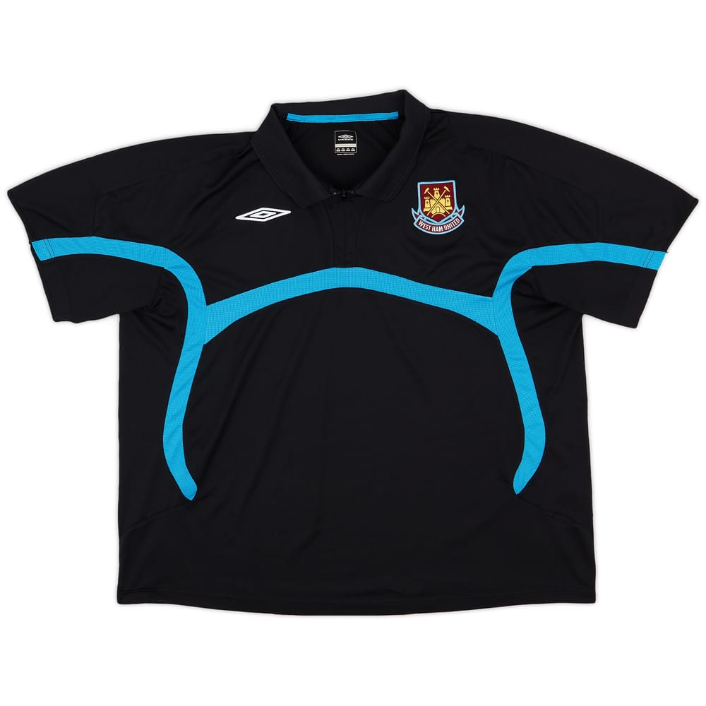 2009-10 West Ham Umbro 1/4 Zip Training Shirt - 9/10 - (3XL)