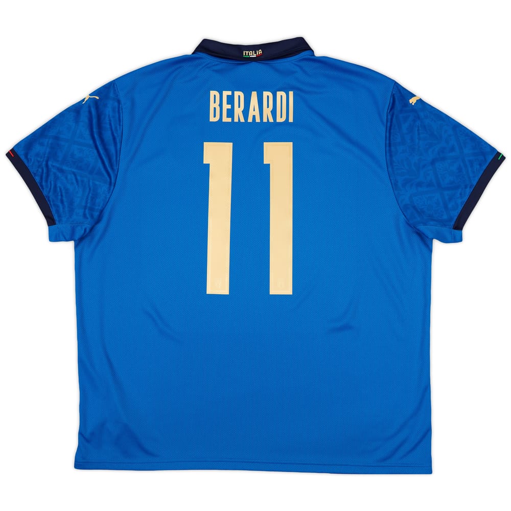 2020-21 Italy Home Shirt Berardi #11 - 10/10 - (3XL)