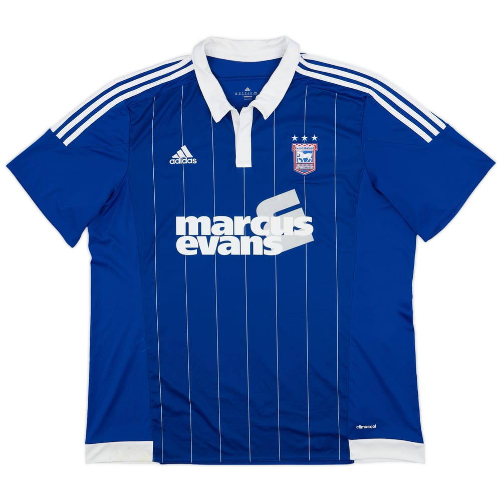 2015-16 Ipswich Home Shirt - 8/10 - (XXL)