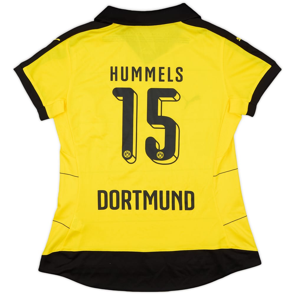 2015-16 Borussia Dortmund Home Shirt Hummels #15 - 8/10 - (Women's M)