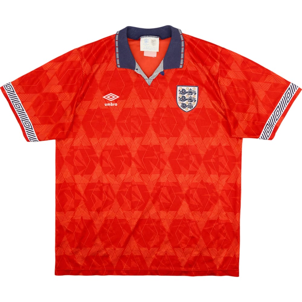 1990-93 England Away Shirt - 8/10 - (L)