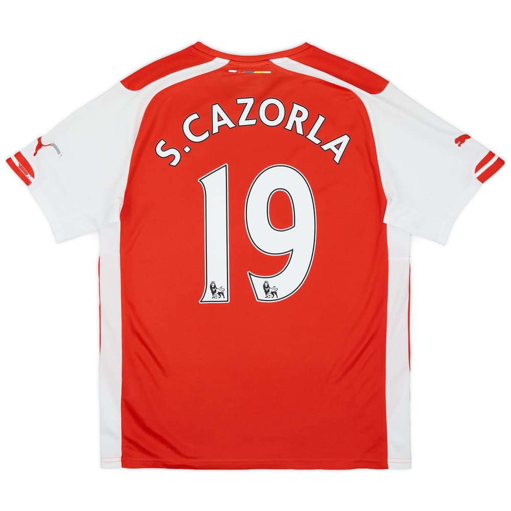 2014-15 Arsenal Home Shirt S.Cazorla #19