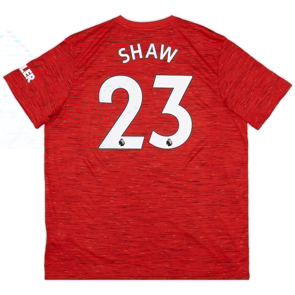 2020-21 Manchester United Home Shirt Shaw #23 - 9/10 - (XXL)