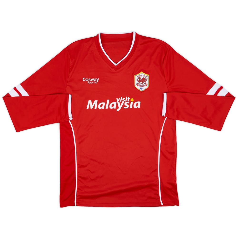 2014-15 Cardiff Home/Away L/S Shirt - 9/10 - (L)