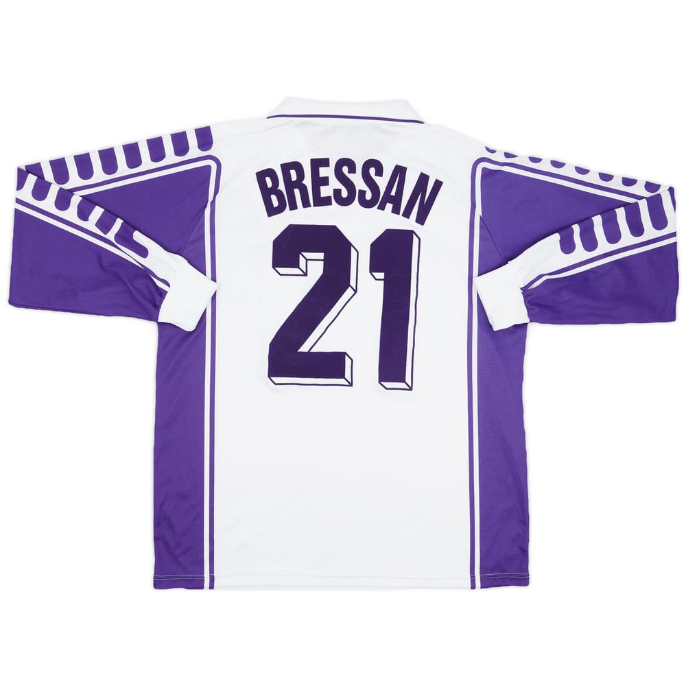 1999-00 Fiorentina Match Worn Away L/S Shirt Bressan #21