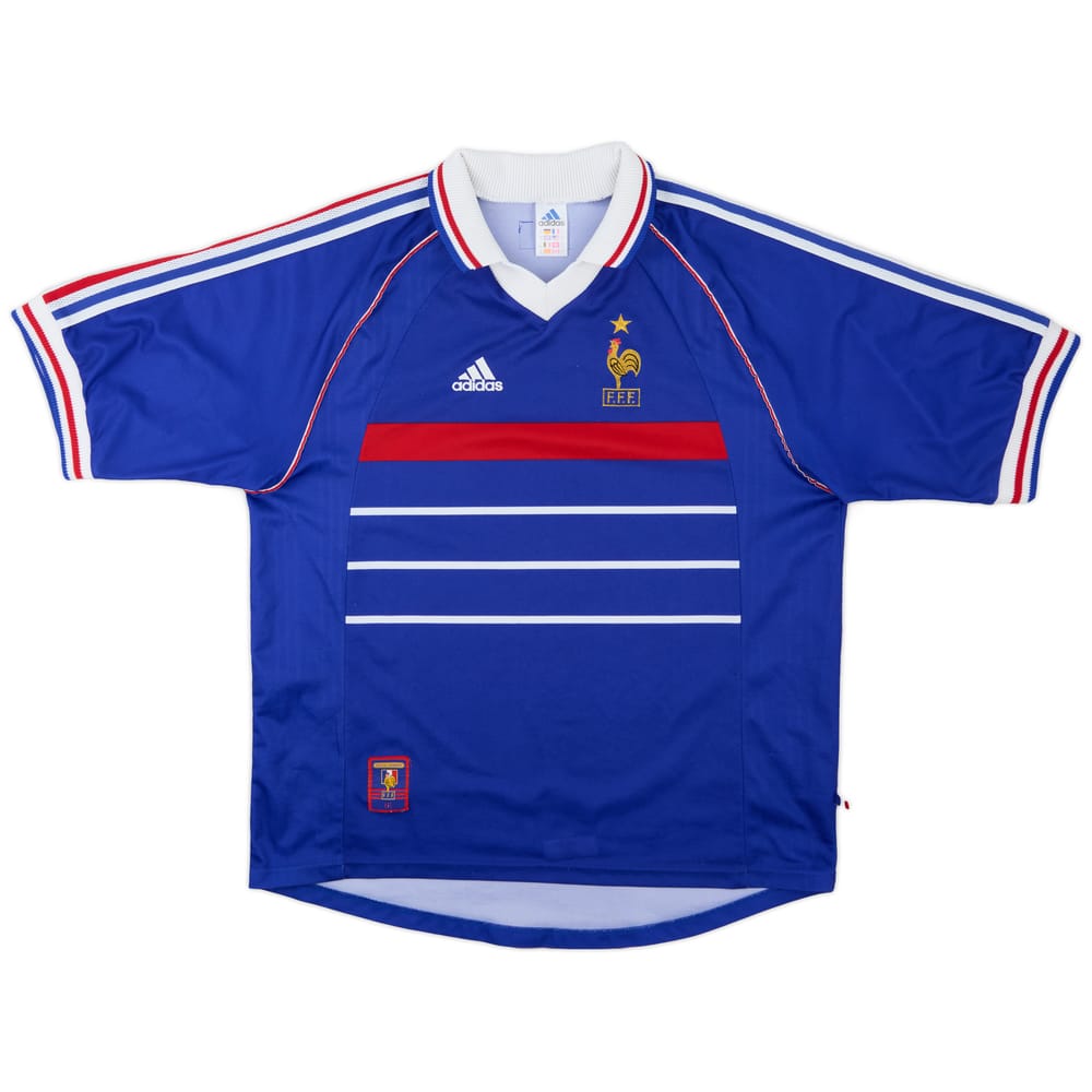 1998-00 France Home Shirt - 8/10 - (XL)