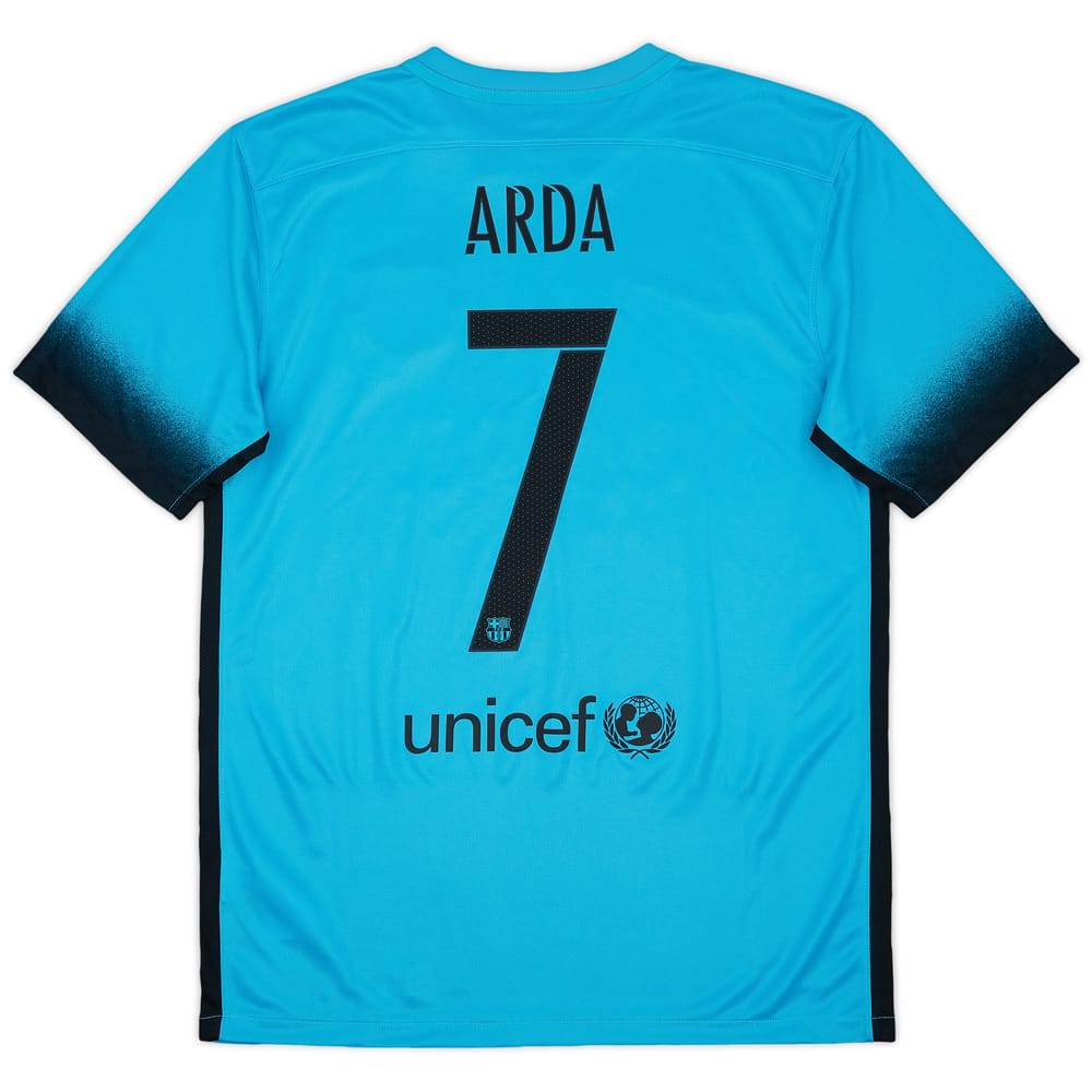 2015-16 Barcelona Third Shirt Arda #7 (M)