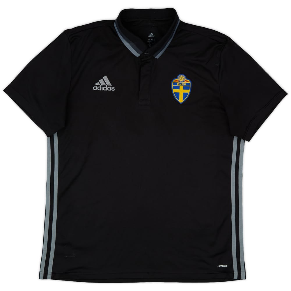 2015-16 Sweden adidas Polo Shirt - 8/10 - (L)