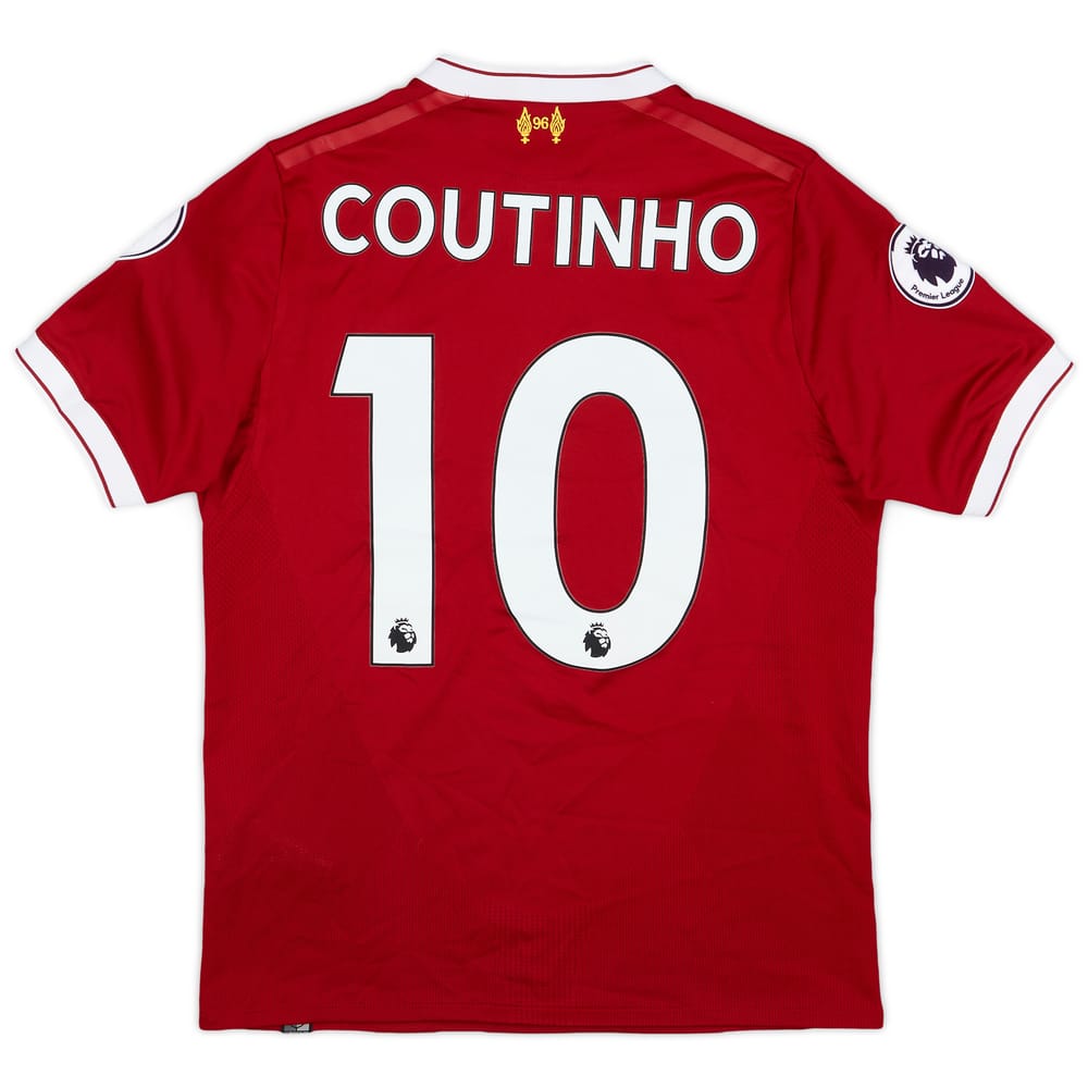2017-18 Liverpool 125 Years Home Shirt Coutinho #10 - 8/10 - (XL.Boys)
