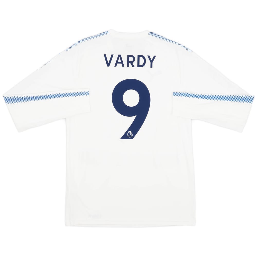 2017-18 Leicester Third L/S Shirt Vardy #9 - 9/10 - (M)