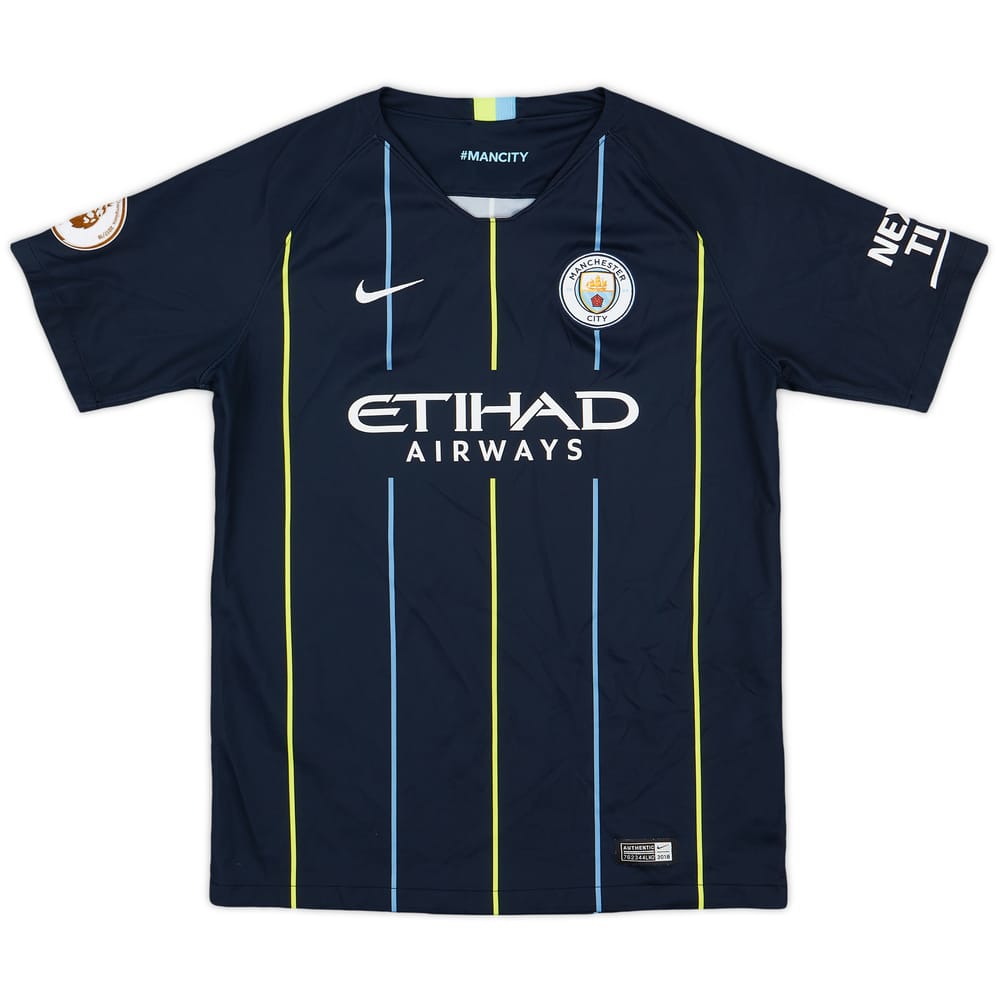 2018-19 Manchester City Away Shirt - 8/10 - (XL.Boys)