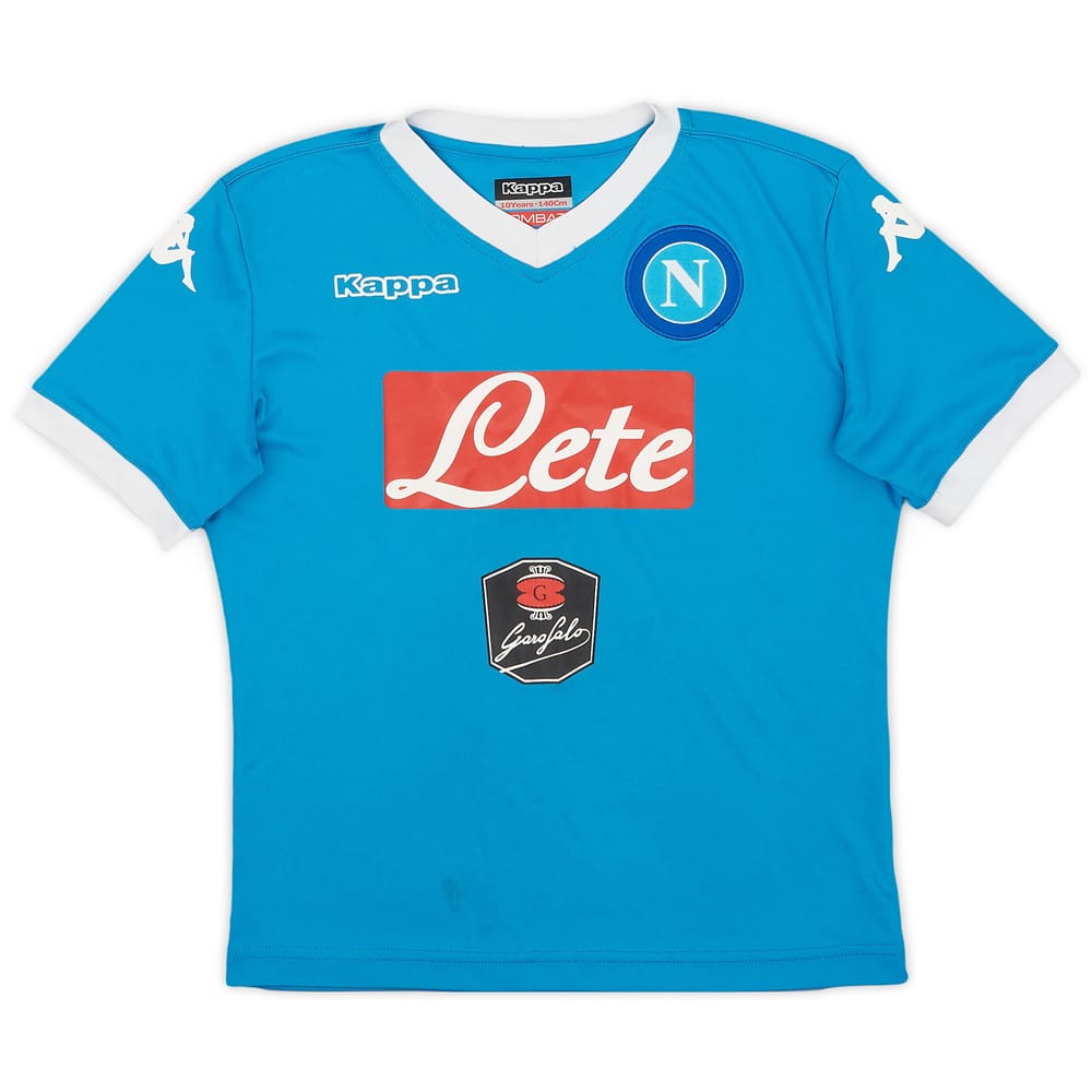 2015-16 Napoli Basic Home Shirt - 7/10 - (S.Boys)