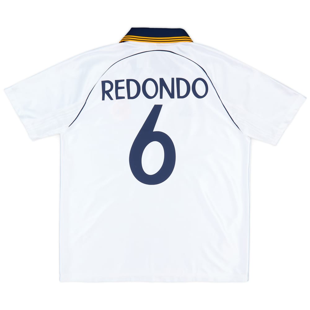 1999-00 Real Madrid adidas Reissue Home Shirt Redondo #6