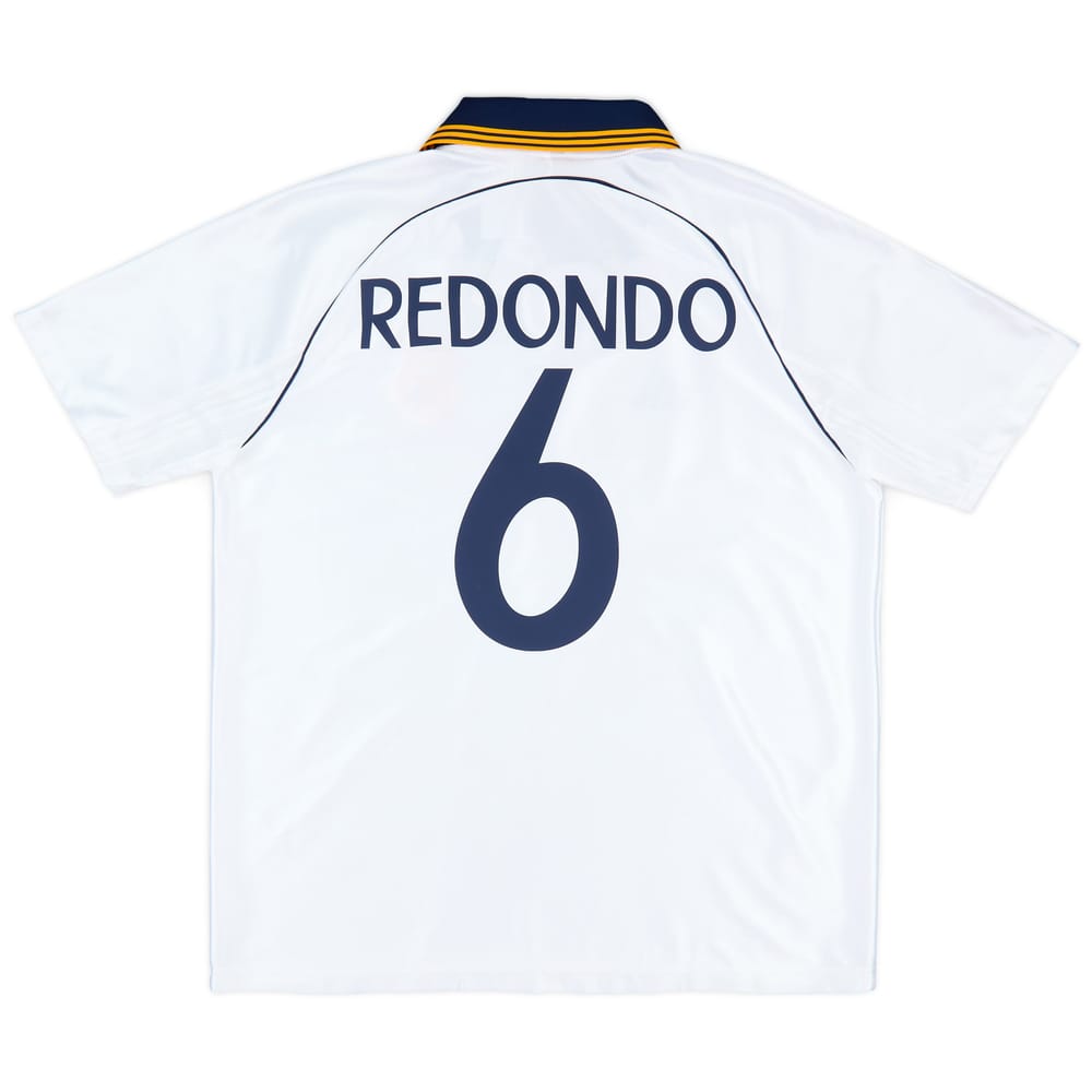 1999-00 Real Madrid adidas Reissue Home Shirt Redondo #6