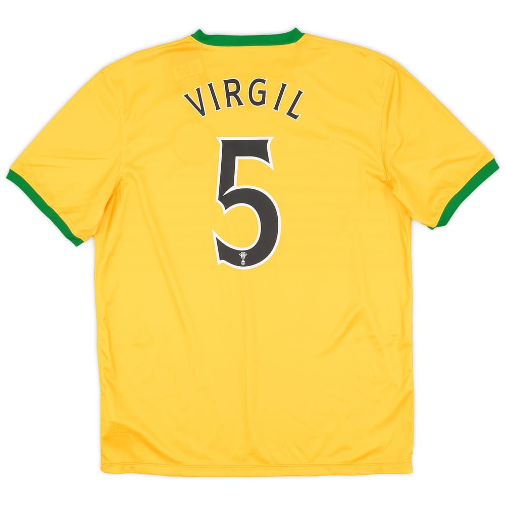 2013-14 Celtic Away Shirt Virgil #5 - 10/10 - (L)