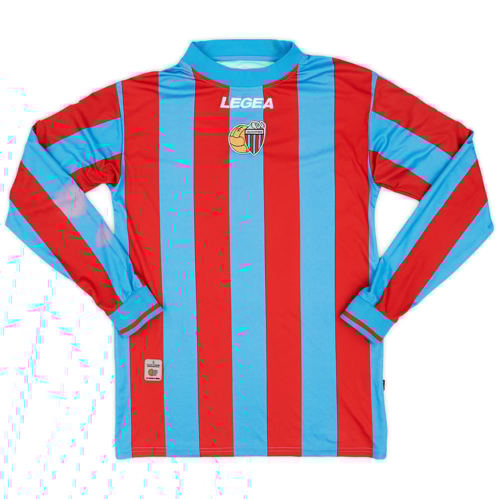 2008-10 Catania Home L/S Shirt - 6/10 - (L)