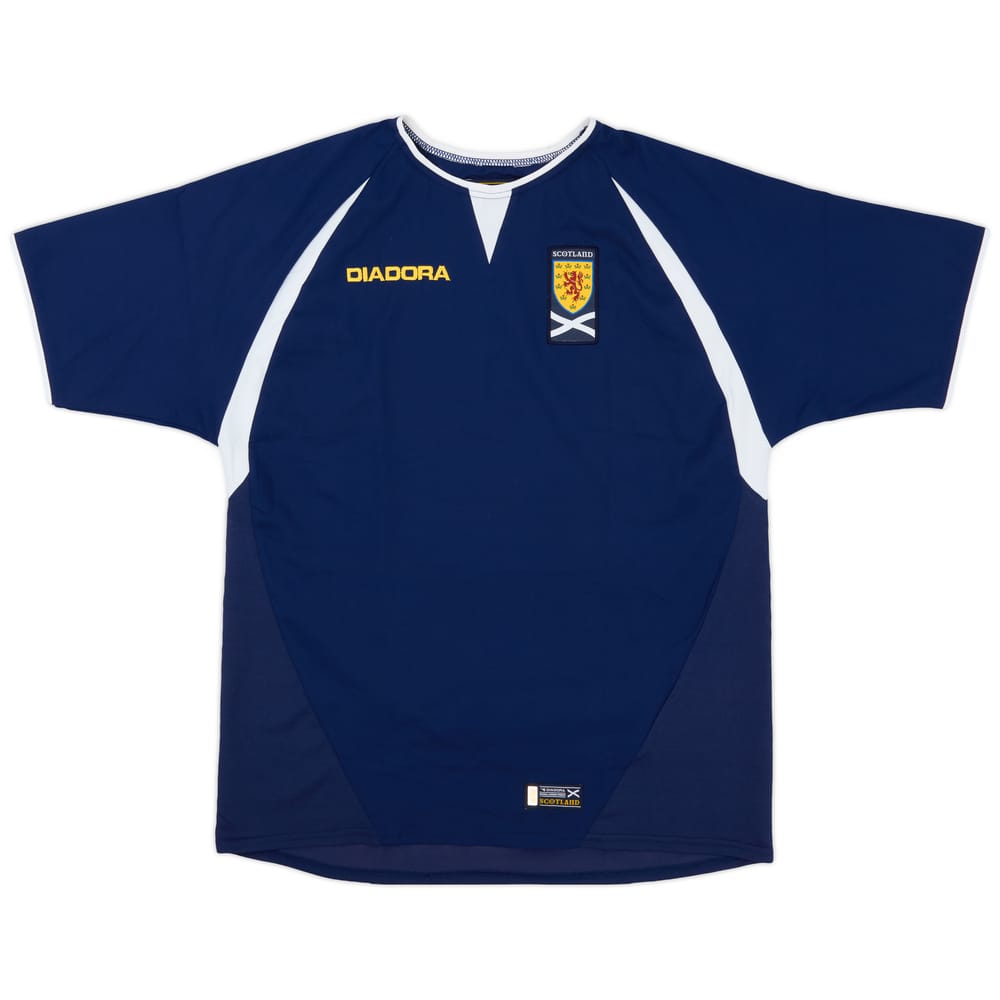 2003-05 Scotland Home Shirt - 9/10 - (XL.Boys)