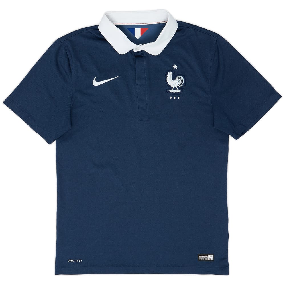 2014-15 France Home Shirt - 9/10 - (S)