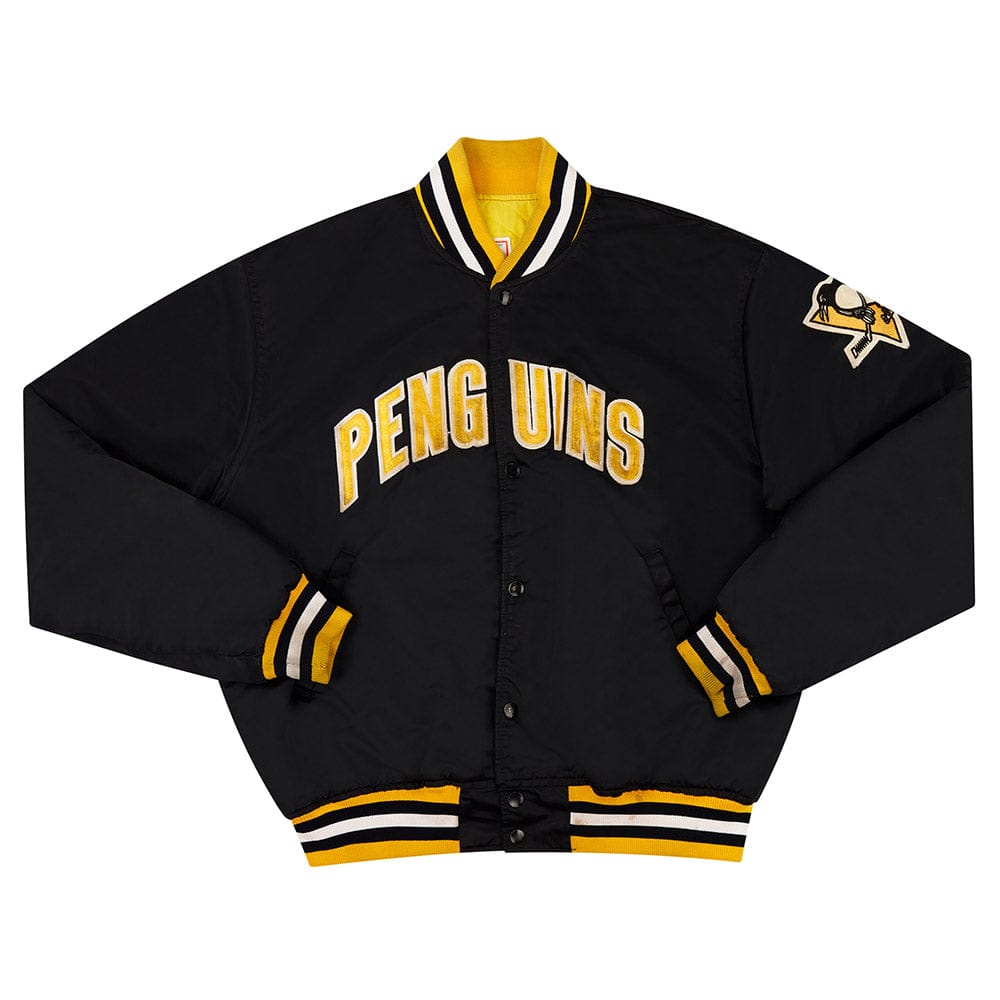 1980s Pittsburgh Penguins Starter Satin Varsity Jacket XL