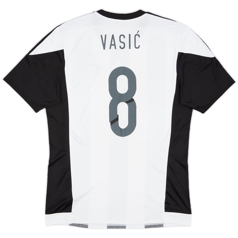 2015-16 Partizan Belgrade Home Shirt Vasic #8 - 8/10 - (M)
