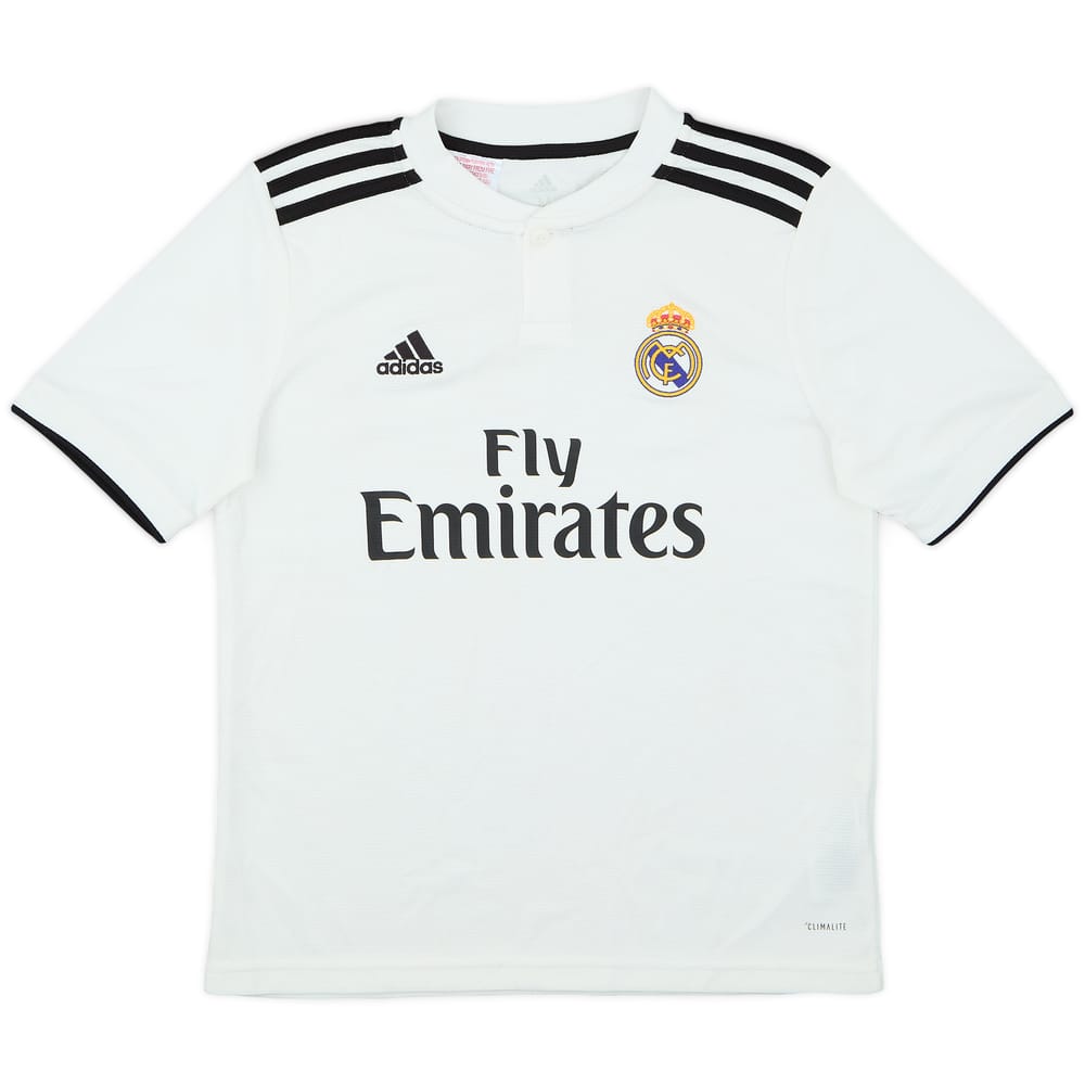 2018-19 Real Madrid Home Shirt - 9/10 - (M.Boys)