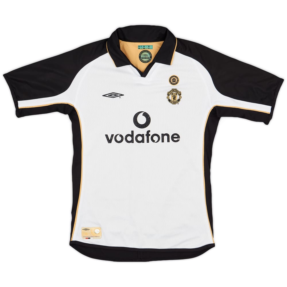 2001-02 Manchester United Centenary Away/Third Shirt - 9/10 - (S.Boys)