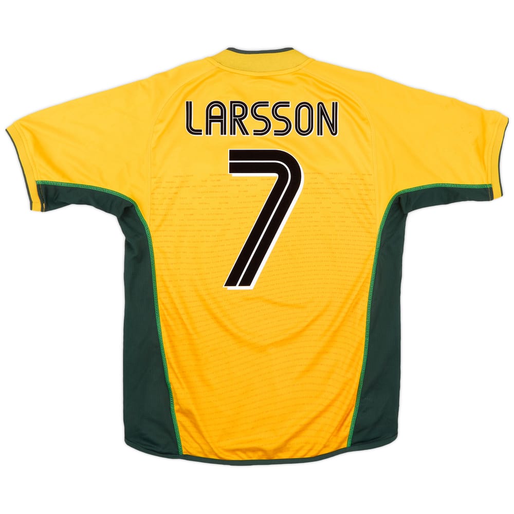 2002-03 Celtic Away Shirt Larsson #7 - 6/10 - (M)