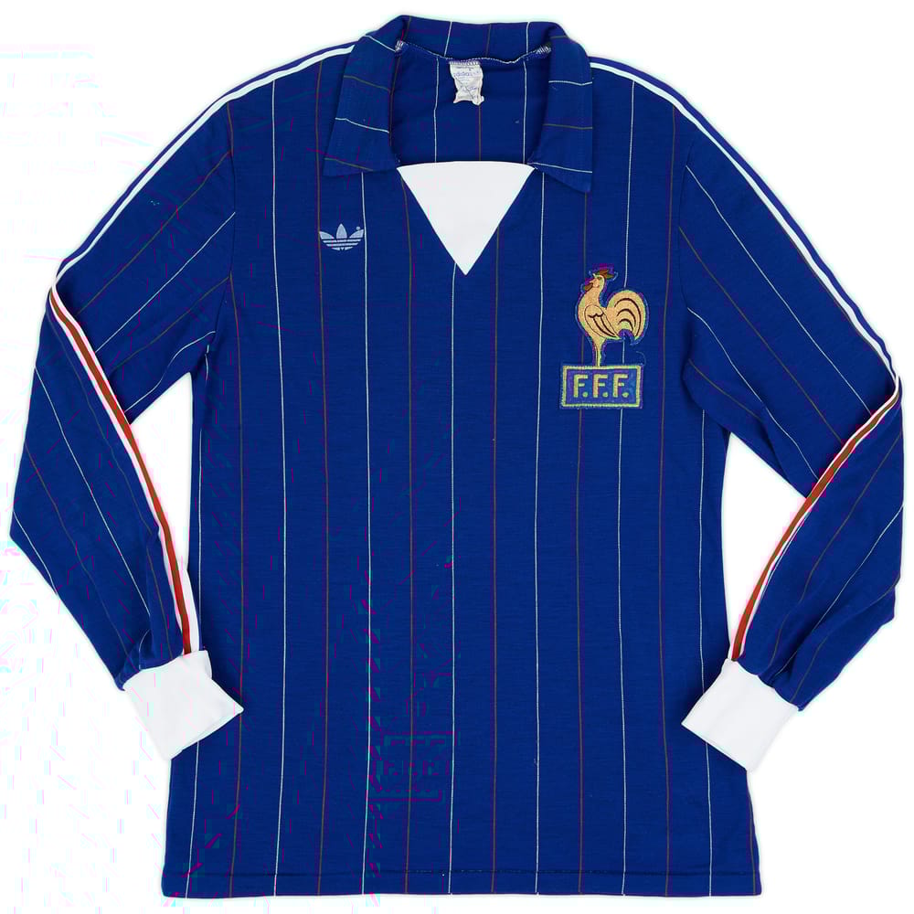 1980-82 France Home L/S Shirt - 8/10 - (S)