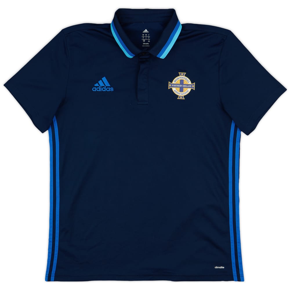2016-17 Northern Ireland adidas Polo Shirt - 8/10 - (L)