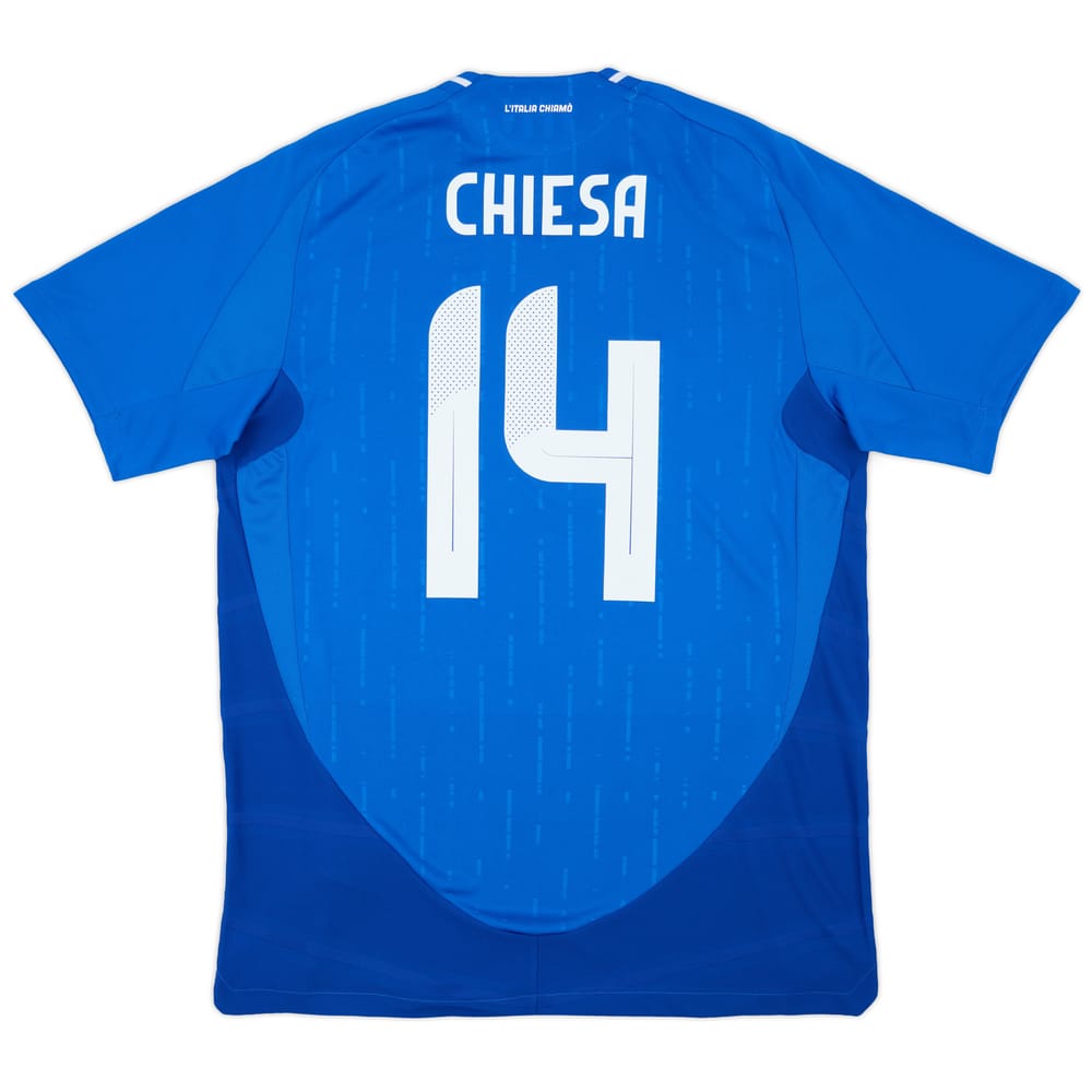 2024-25 Italy Authentic Home Shirt Chiesa #14