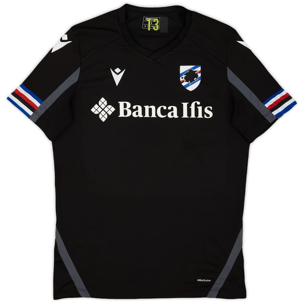 2020-21 UC Sampdoria Macron Training Shirt - 8/10 - (L)