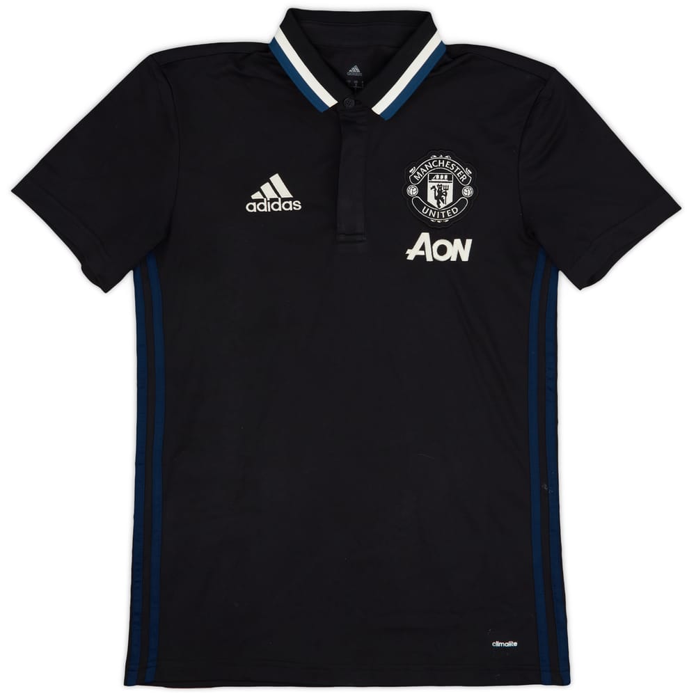 2016-17 Manchester United adidas Polo Shirt - 8/10 - (S)
