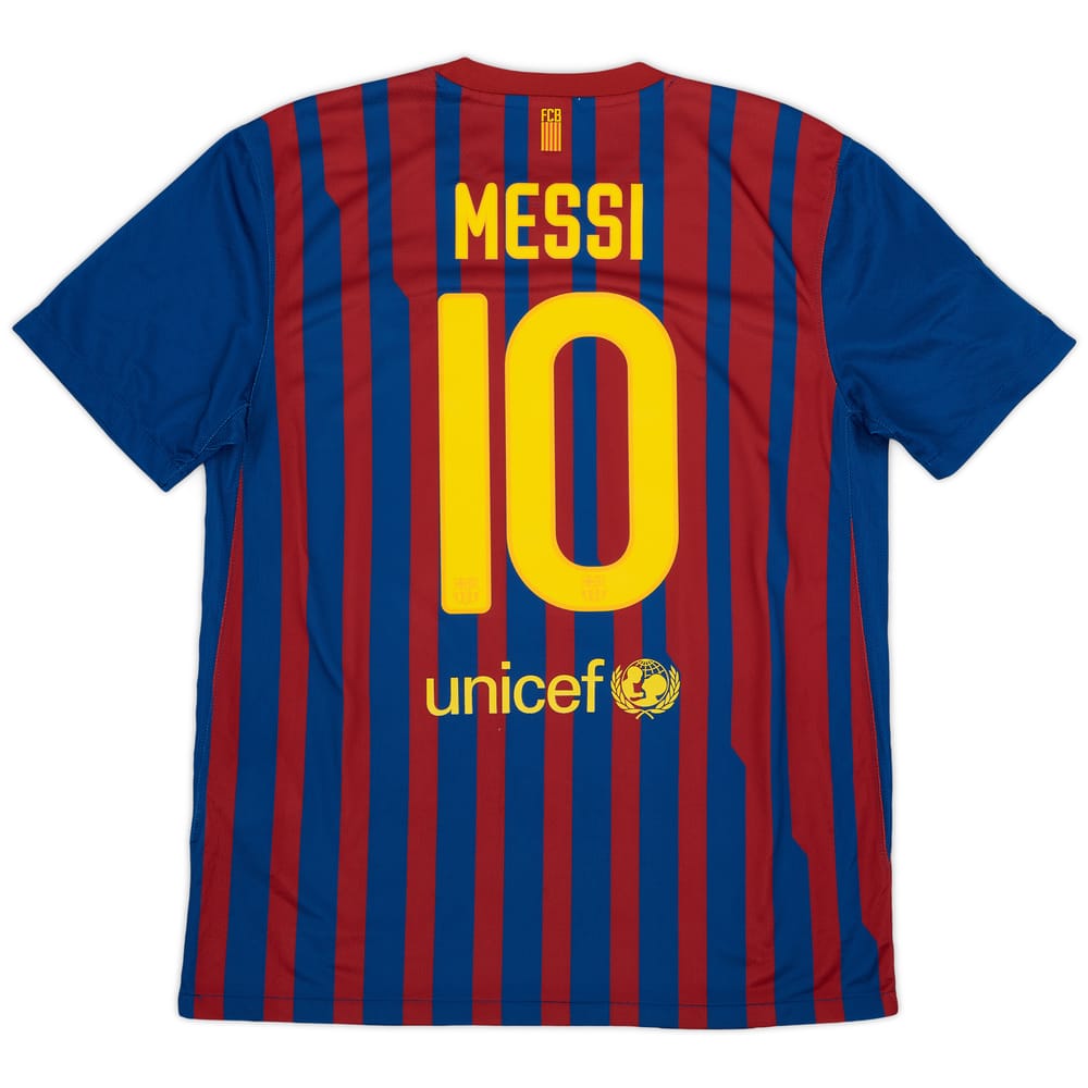 2011-12 Barcelona Home Shirt Messi #10 - 8/10 - (L)