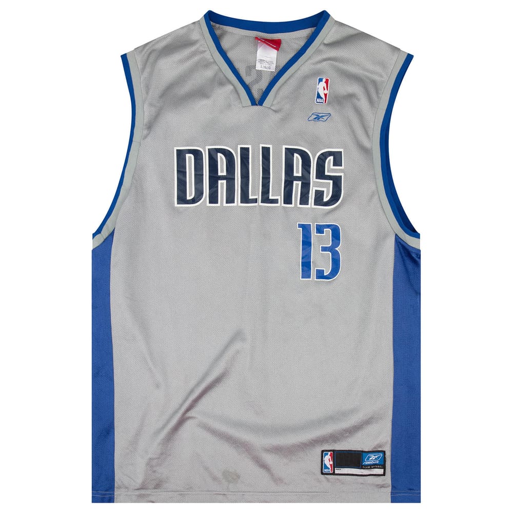 2002-04 Dallas Mavericks Nash #13 Reebok Jersey (Alternate) L