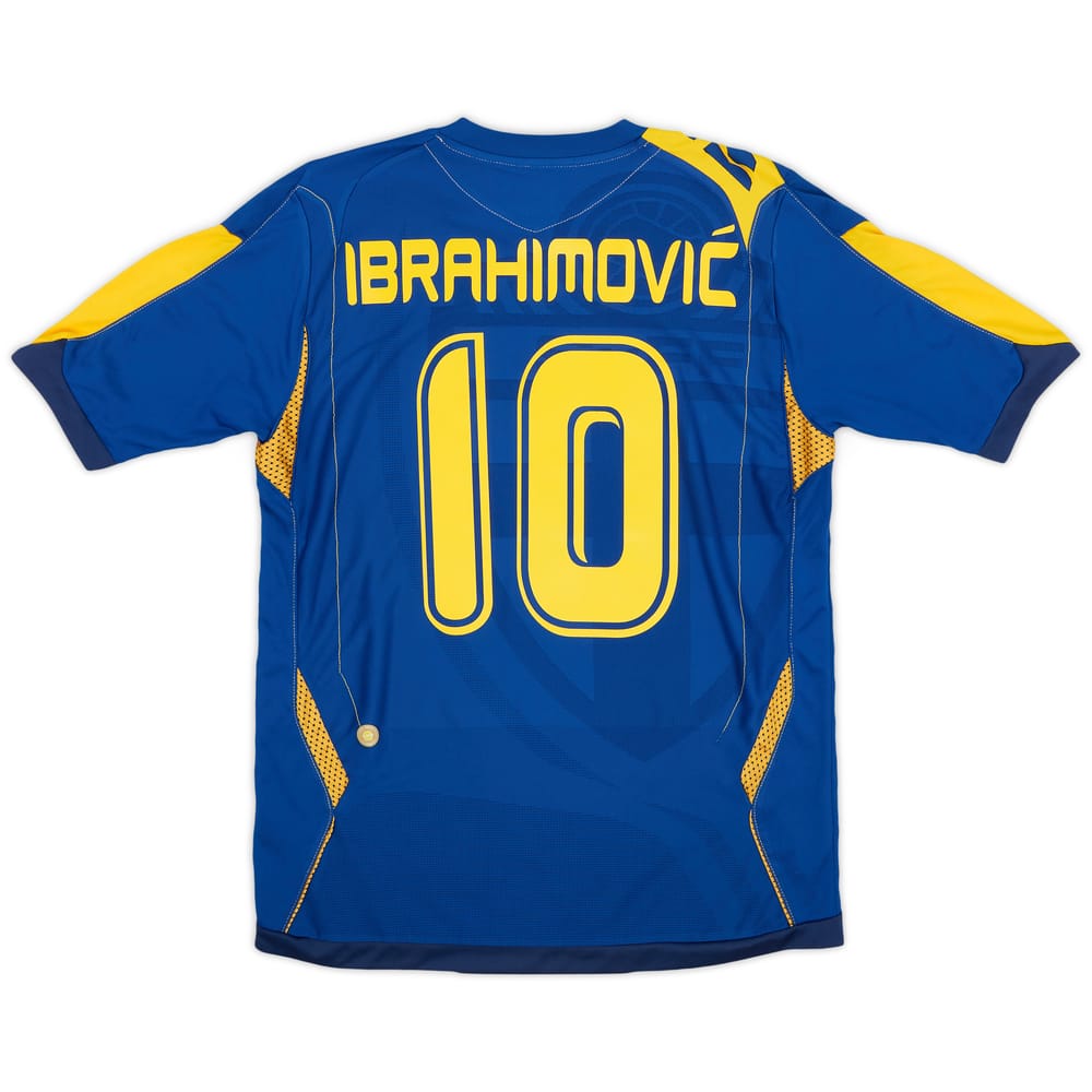 2006-08 Sweden Away Shirt Ibrahimovic #10 - 5/10 - (S)