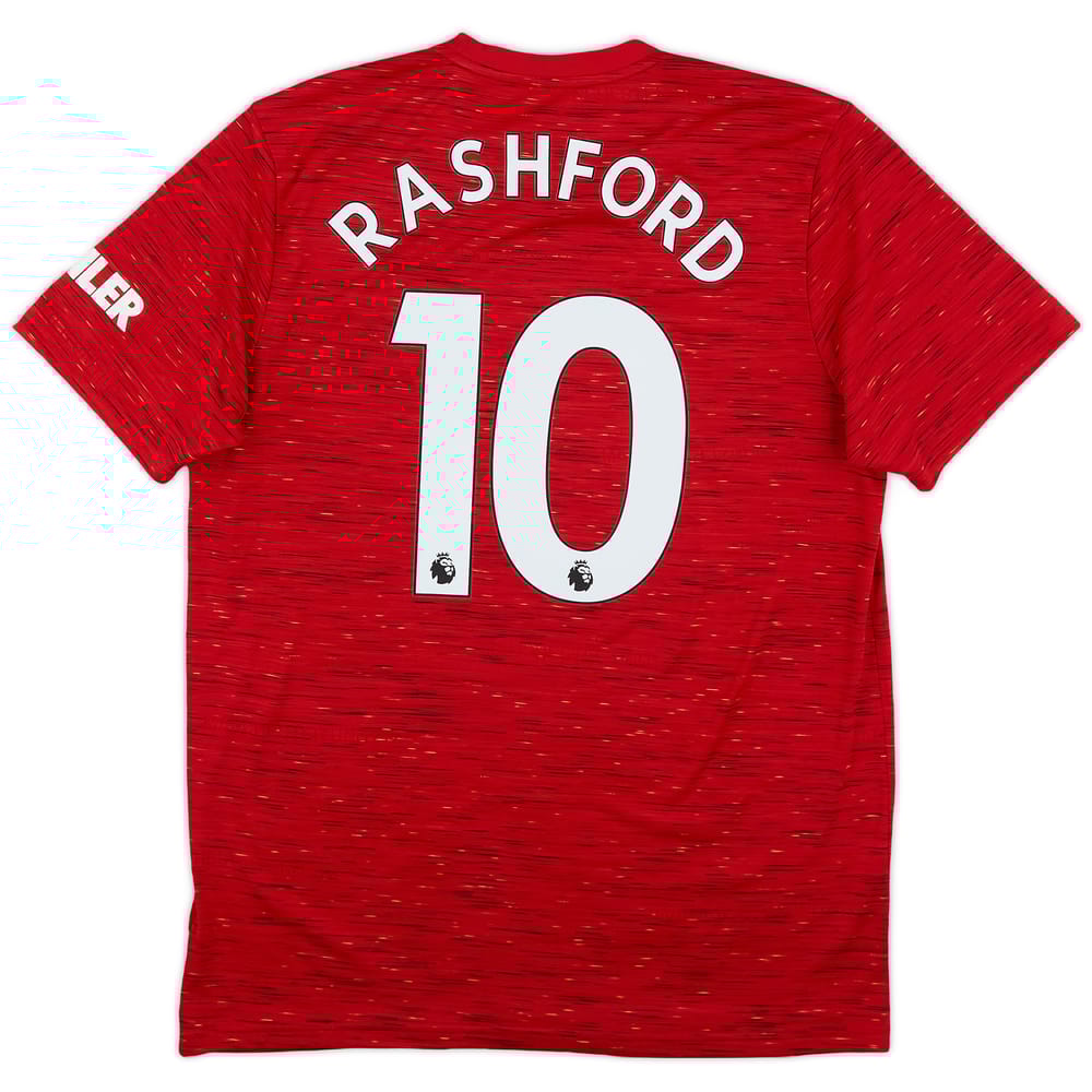 2020-21 Manchester United Home Shirt Rashford #10 - 6/10 - (L)
