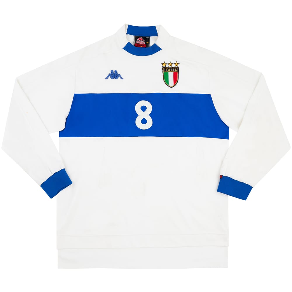 1998-99 Italy Match Issue Away L/S Shirt #8