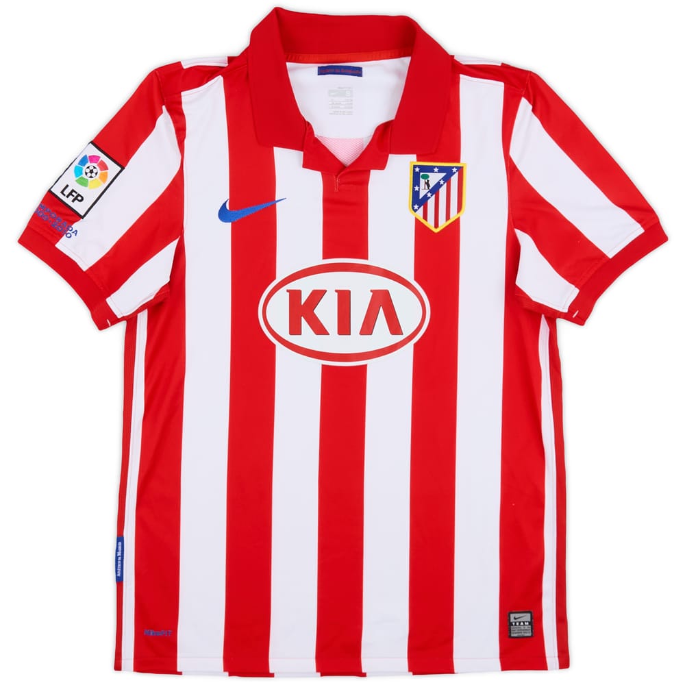 2009-10 Atletico Madrid Home Shirt - 9/10 - (S)