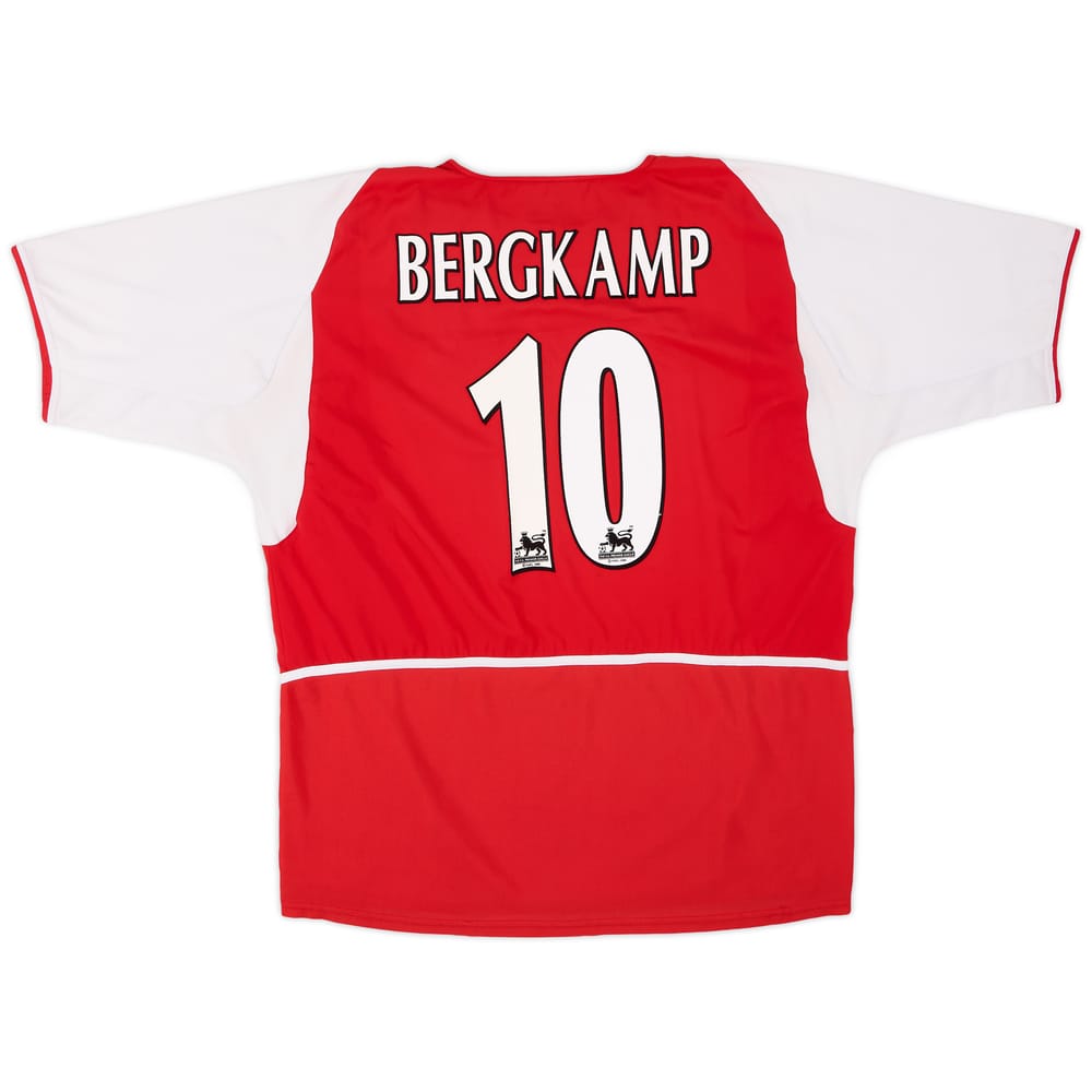 2002-04 Arsenal Home Shirt Bergkamp #10 - 6/10 - (XXL)