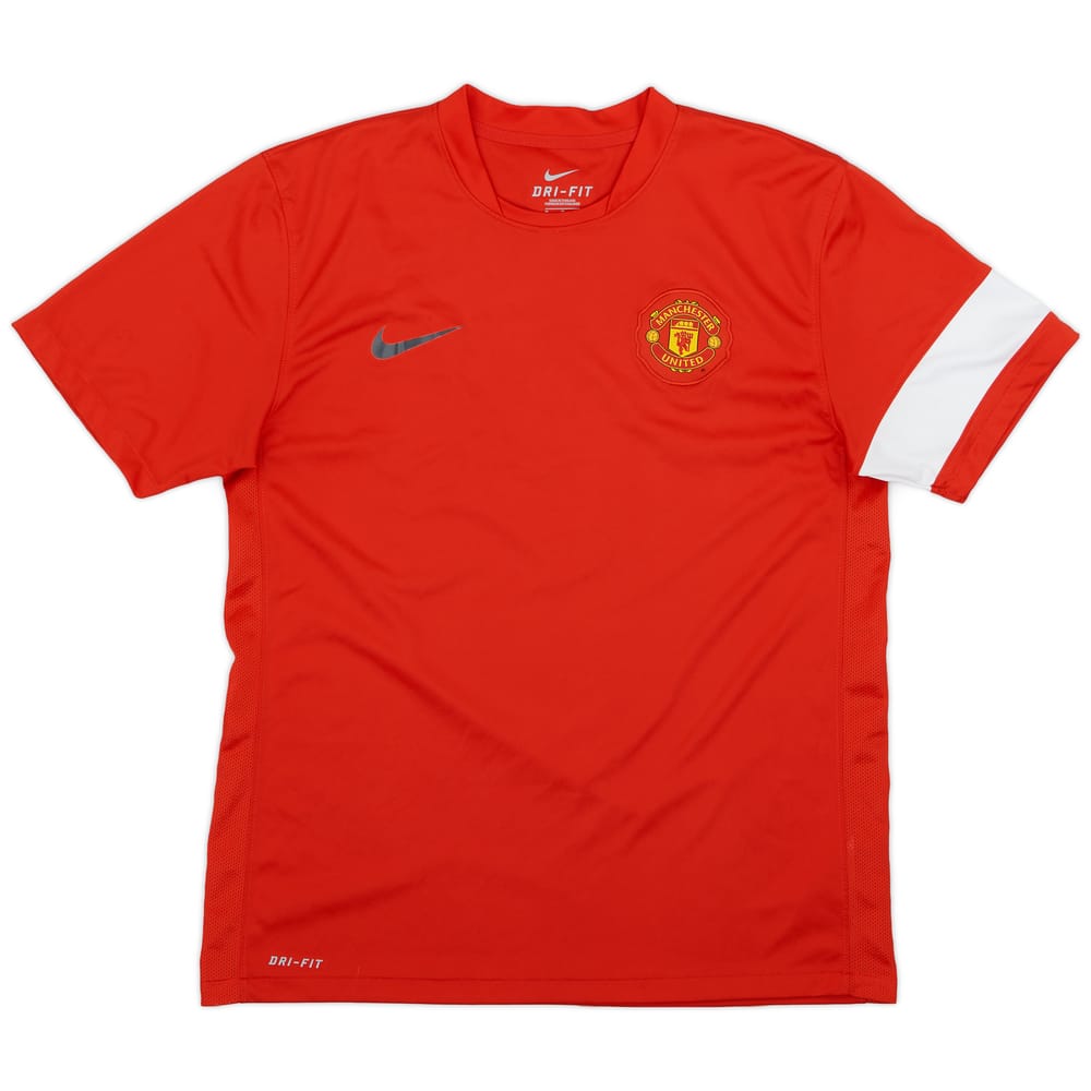 2010-11 Manchester United Nike Training Shirt - 8/10 - (M)
