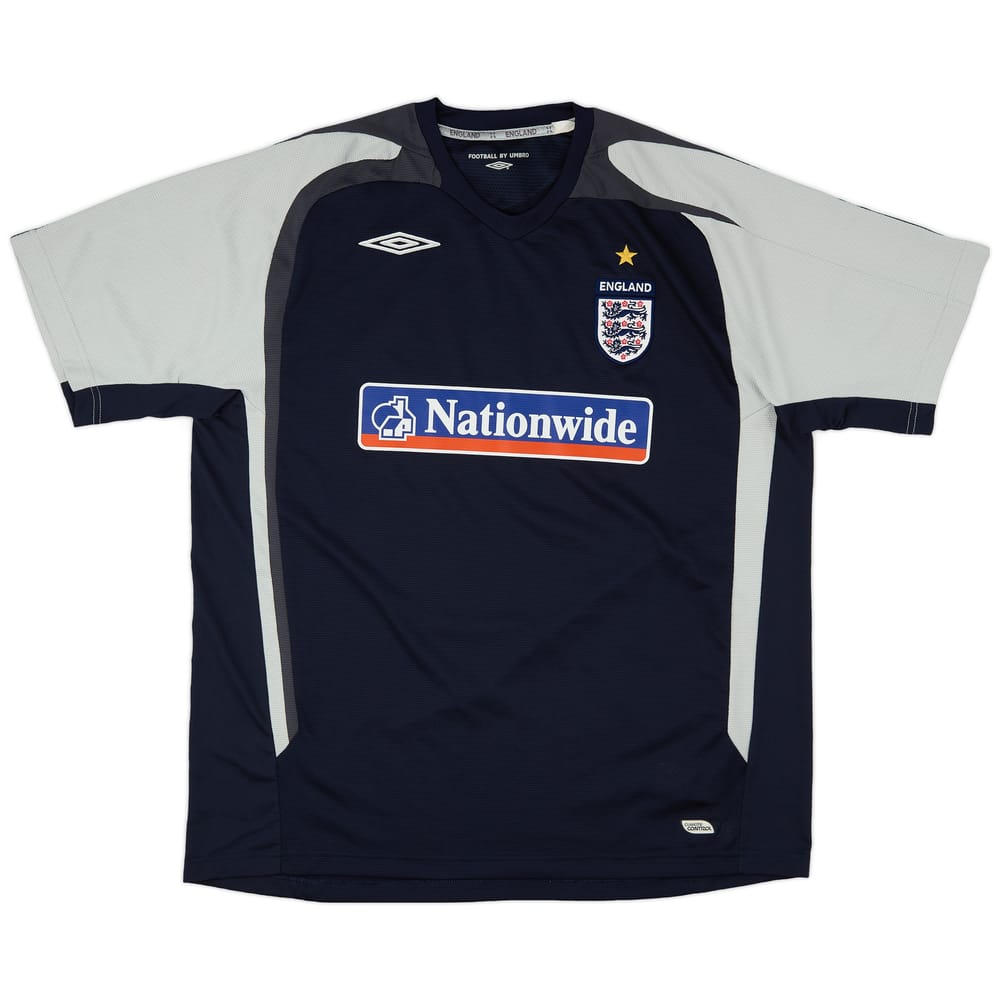 2005-06 England Umbro Training Shirt - 8/10 - (XL)