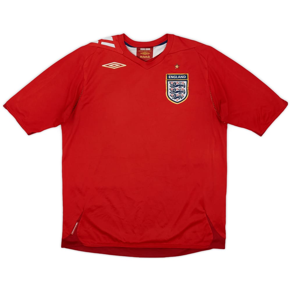 2006-08 England Away Shirt - 5/10 - (L)