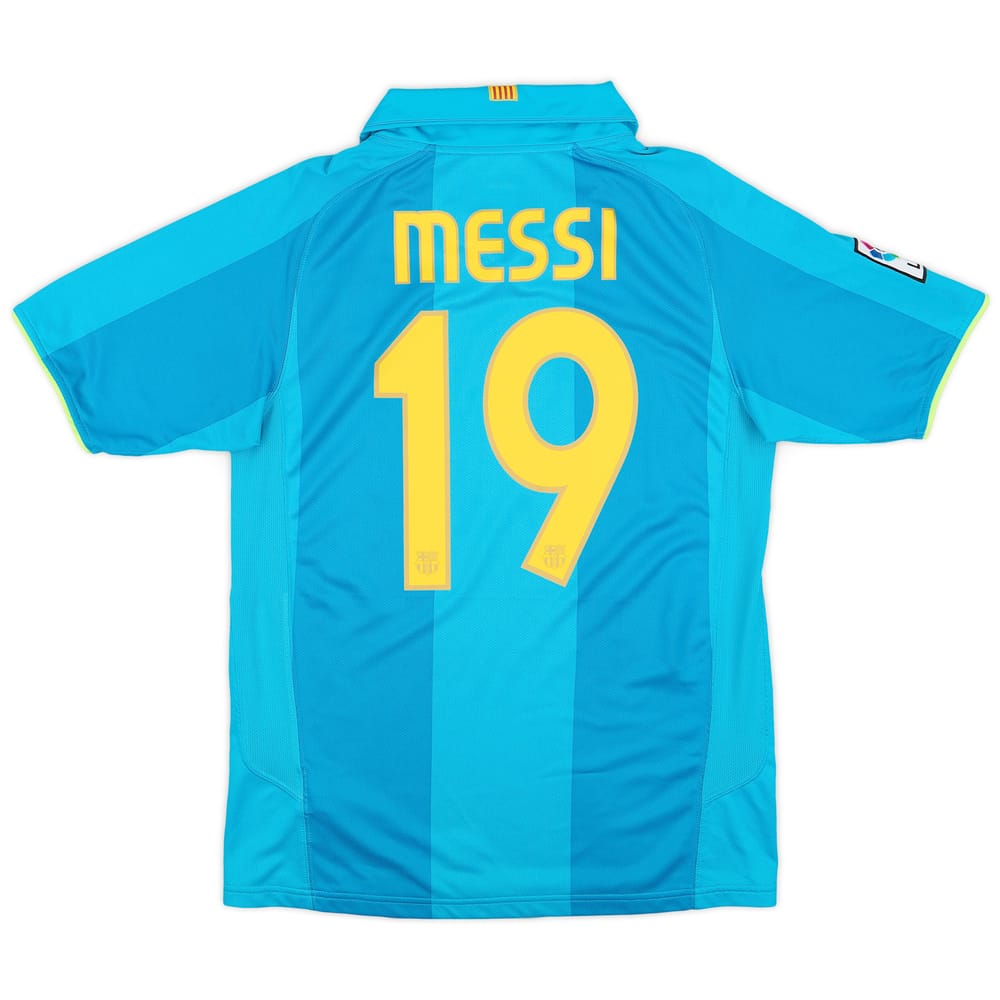 2007-09 Barcelona Away Shirt Messi #19 - 9/10 - (S)
