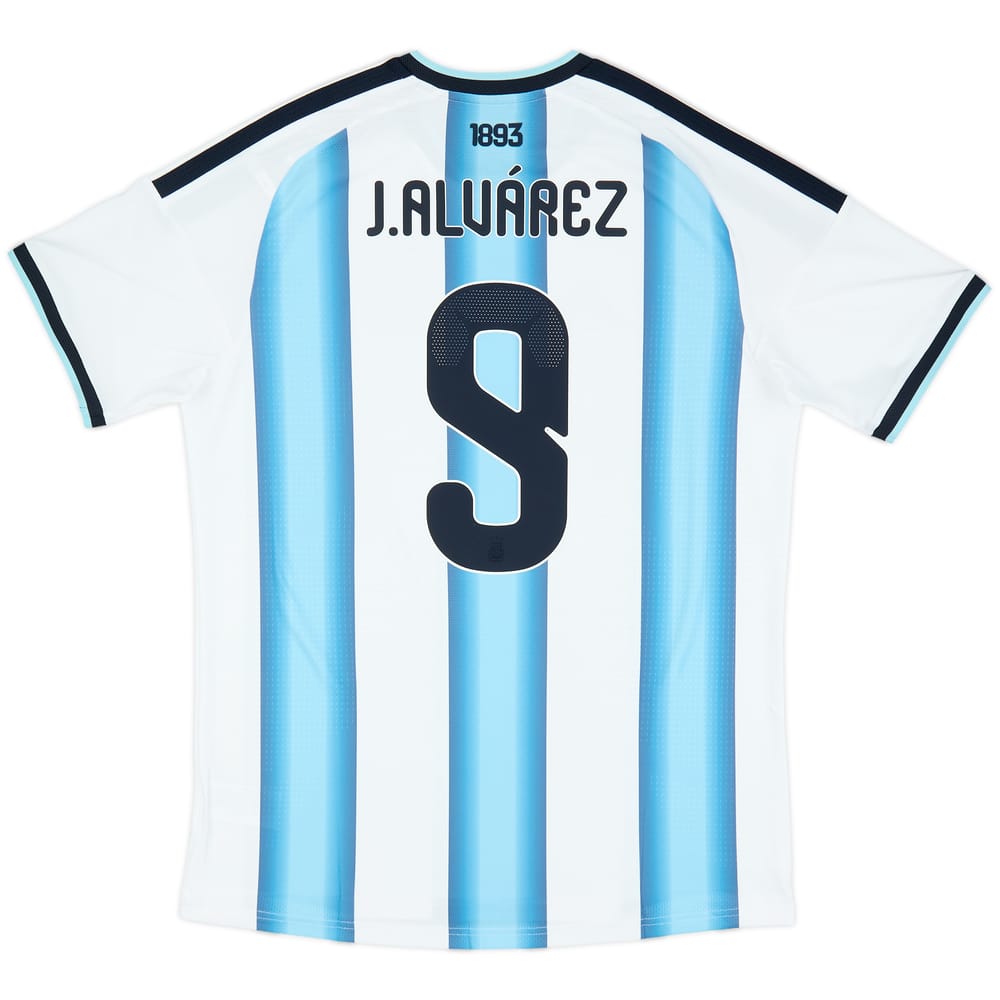2026-27 Argentina Authentic Home Shirt J.Alvarez #9